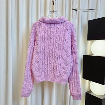 Celine Sweater in Aran Mohair and Wool