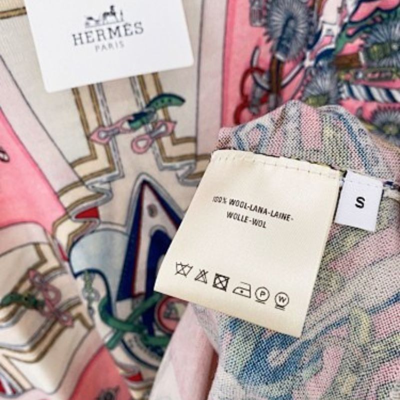 Hermès "Palefroi Remix" long-sleeve twillaine sweater in pink