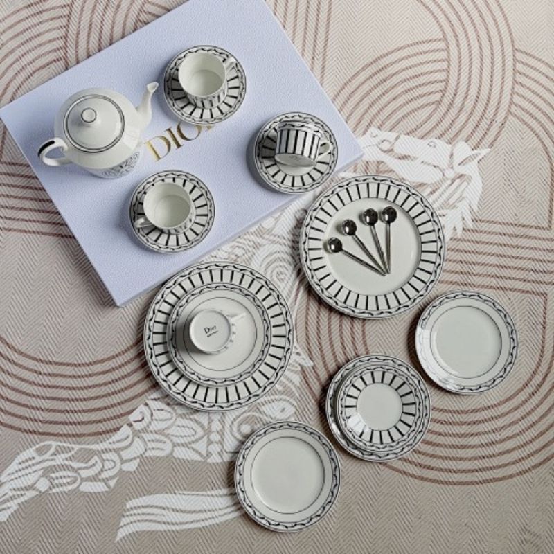 Dior Maison Monsieur Dior coffee and tea service, an elegant collection