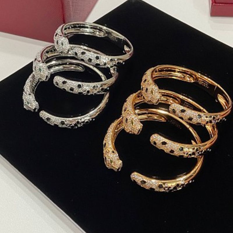 Cartier Panthère de Cartier Open-Cuff Bracelets,