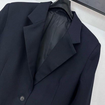 Prada black single-breasted blazer