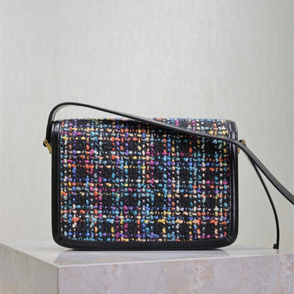 Saint Laurent Solferino Small Satchel Bag in a multicolor