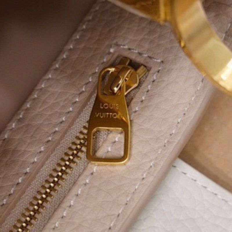 Louis Vuitton Capucines Mini in a tricolor palette
