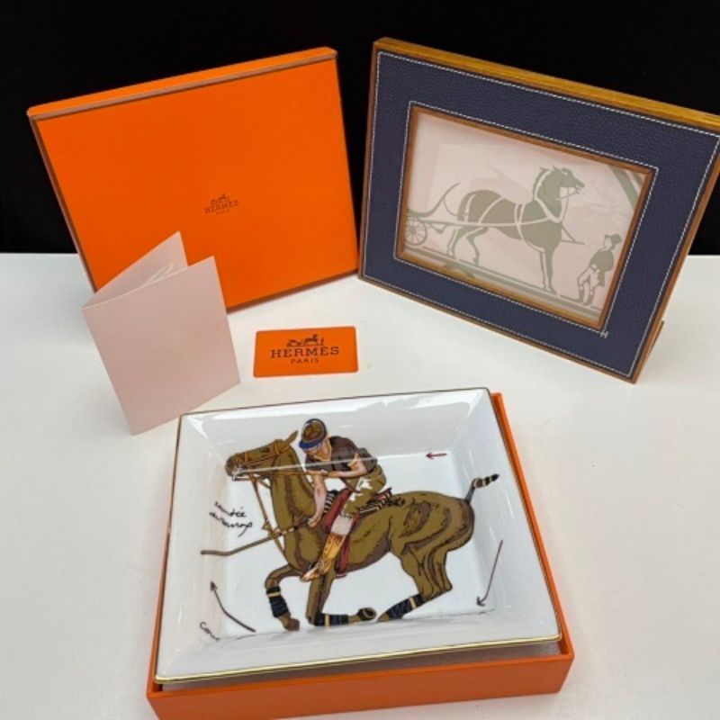 Hermès "Harnessing the World" Porcelain Tray