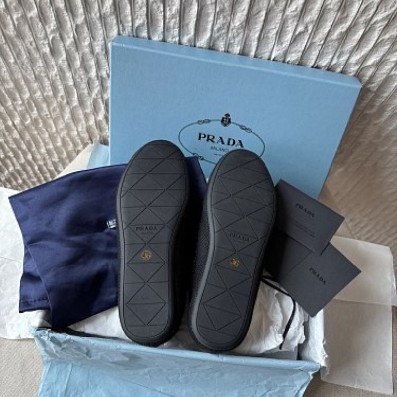 Prada Collapse Crochet Laced Sneakers