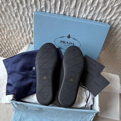 Prada Collapse Crochet Laced Sneakers