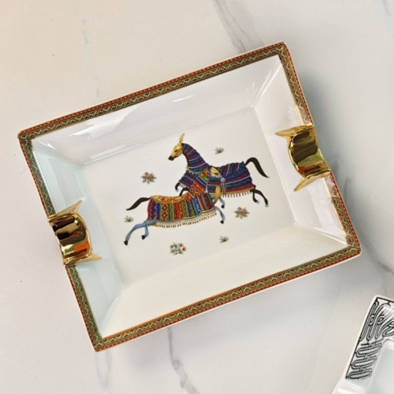 Hermès porcelain change trays