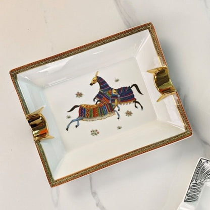 Hermès porcelain change trays