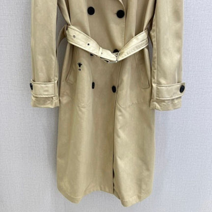 Christian Dior beige trench coat
