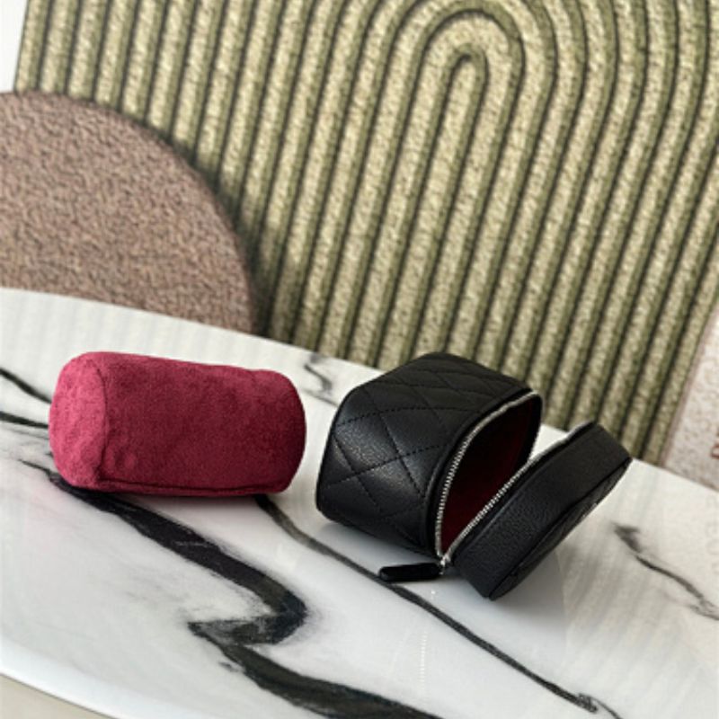Chanel Black Lambskin Accessory Case,