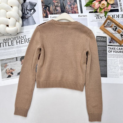 Prada Argyle cashmere sweater