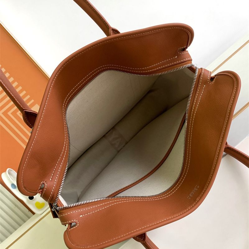 Goyard Bourgogne bag  in the classic black and tan color combination