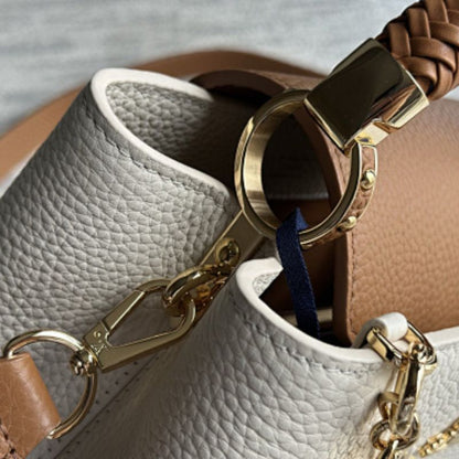 Louis Vuitton Capucines BB in Cream/Arizona Beige