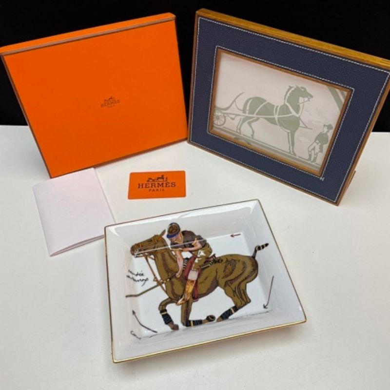 Hermès "Harnessing the World" Porcelain Tray