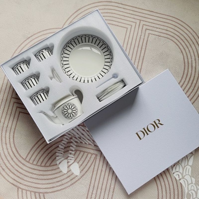 Dior Maison Monsieur Dior coffee and tea service, an elegant collection