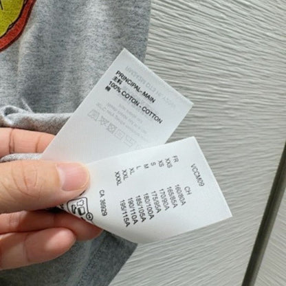 Louis Vuitton "Cat Stamp" T-shirt in gray