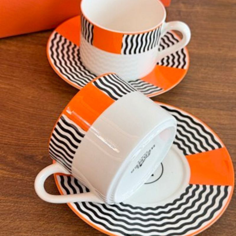 Hermès "Light Luxury Line" afternoon tea and coffee collection.