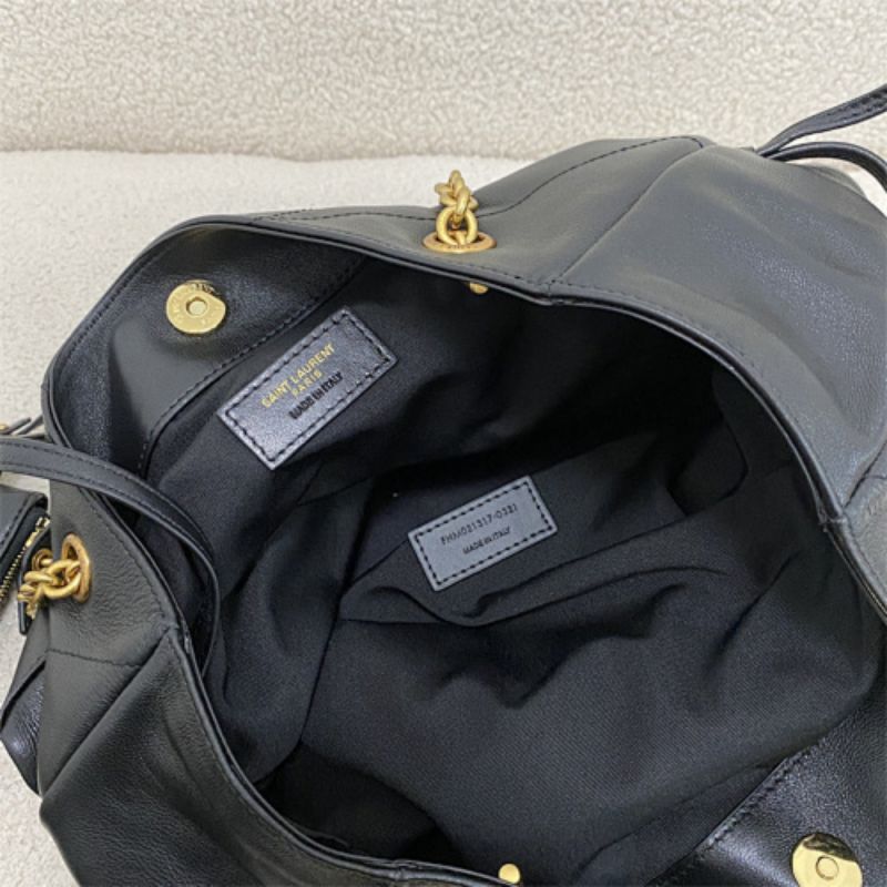 Saint Laurent Jamie 4.3 Shopping Bag in black quilted lambskin.