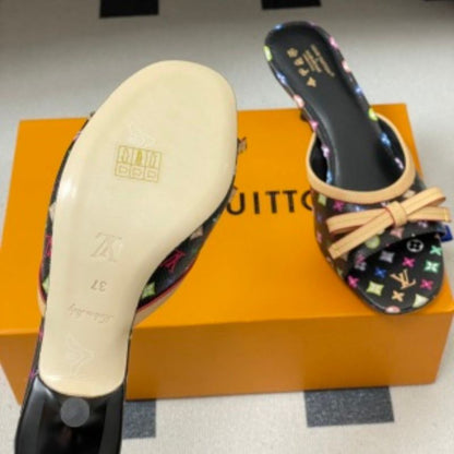 Louis Vuitton x Takashi Murakami 6AM Mules.
