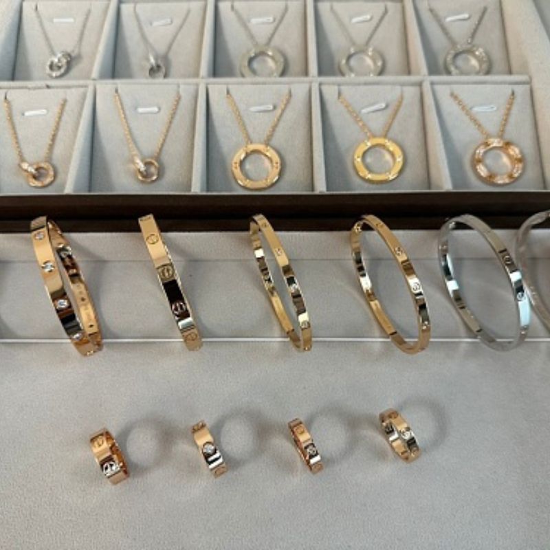 Cartier LOVE Bangles, LOVE Rings, and LOVE Necklaces