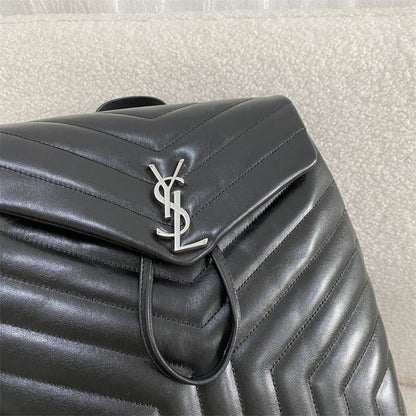 Saint Laurent Loulou backpack.