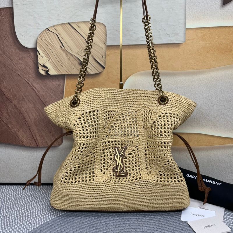 Saint Laurent Jamie Shopping bag in raffia