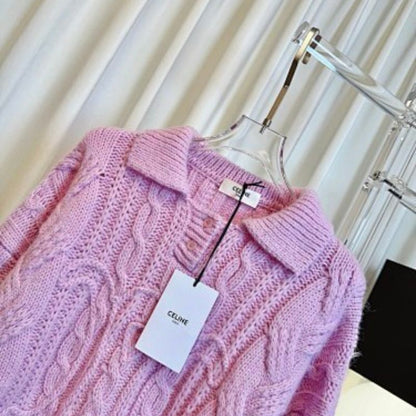 Celine Sweater in Aran Mohair and Wool