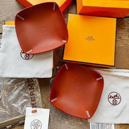 Hermès leather change trays