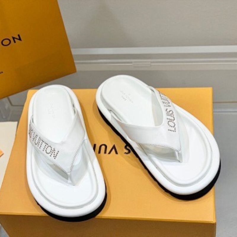 Louis Vuitton Pool Pillow Flat Comfort Mules in white