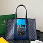 Goyard Villette MM tote bag in the navy blue