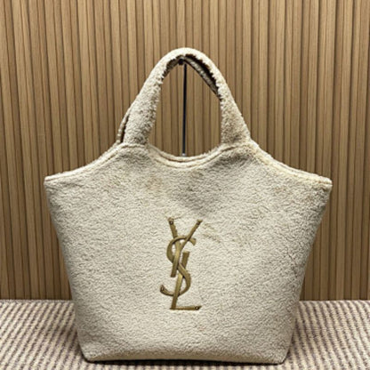Saint Laurent Icare Maxi Tote in Shearling.