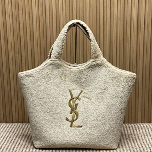 Saint Laurent Icare Maxi Tote in Shearling.