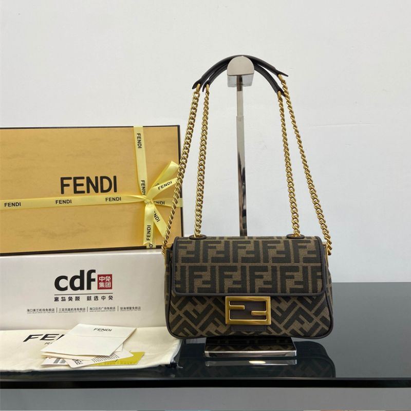 Fendi Baguette Chain Midi Bag