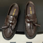 Miu Miu Polished Leather Tassel Loafers,