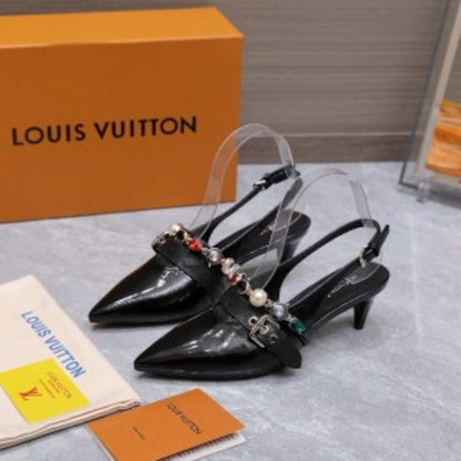 Louis Vuitton LV Vibe Slingback Pump,