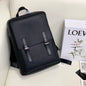 Loewe Military backpack in soft grained calfskin black.
