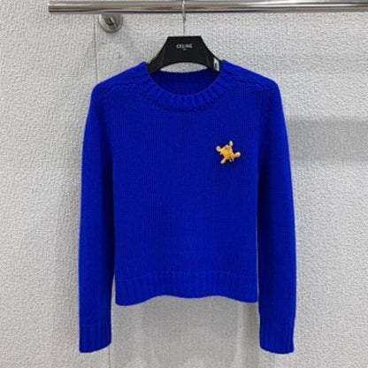 Celine Crewneck Sweater in blue