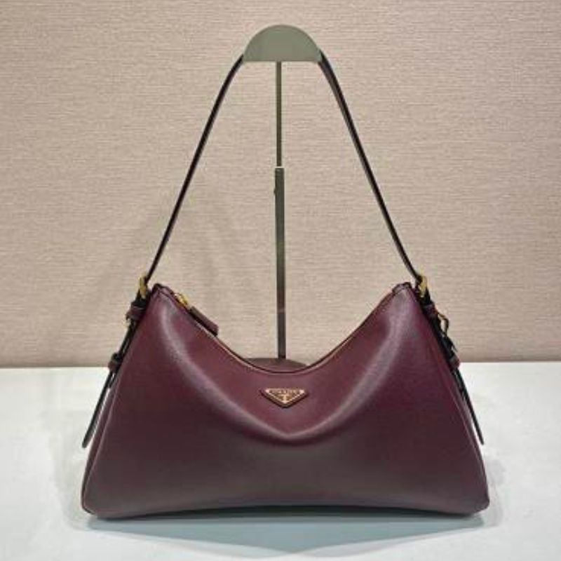 Prada Aimée Medium Leather Shoulder Bag