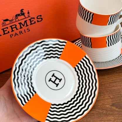 Hermès "Light Luxury Line" afternoon tea and coffee collection.