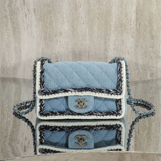 Chanel Mini Square caviar leather mini Flap Bag