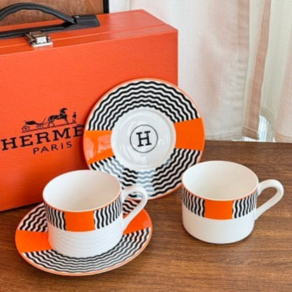 Hermès "Light Luxury Line" afternoon tea and coffee collection.