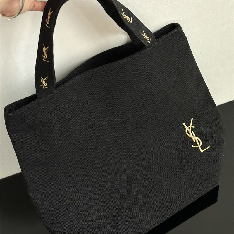 Saint Laurent novelty tote bag.