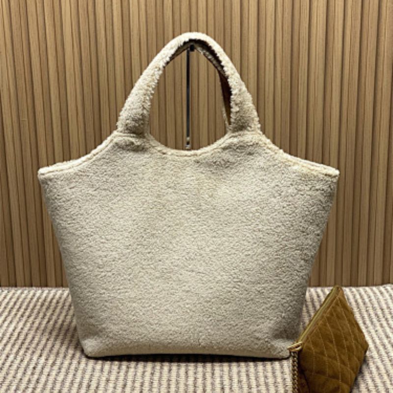 Saint Laurent Icare Maxi Tote in Shearling.