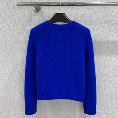 Celine Crewneck Sweater in blue