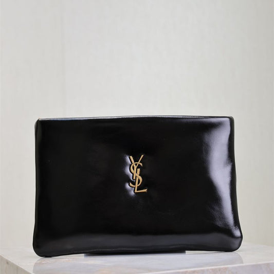 Saint Laurent Calypso leather pouch