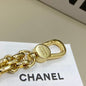 Chanel triple-row chain collar necklace
