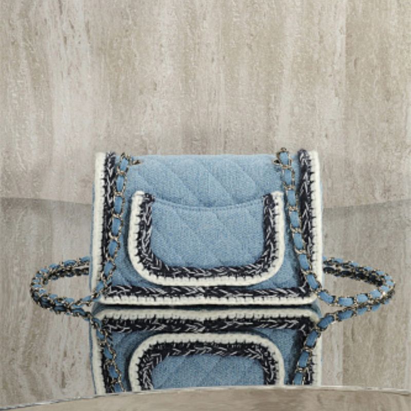 Chanel Mini Square caviar leather mini Flap Bag