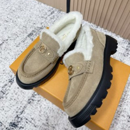 Louis Vuitton Academy Loafers in a winterized version