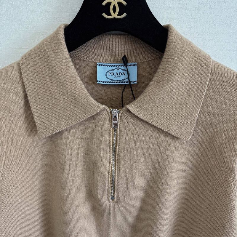 Prada cropped polo sweater