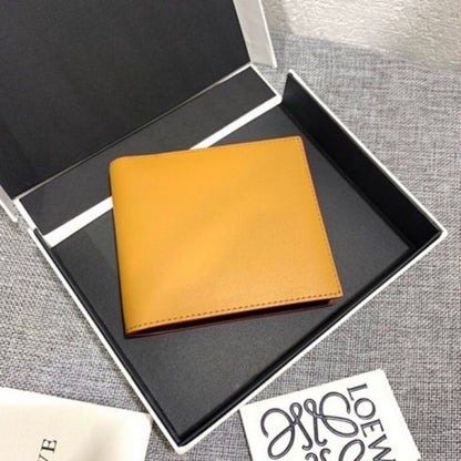 Loewe Anagram Bifold soft calfskin leather Wallet.